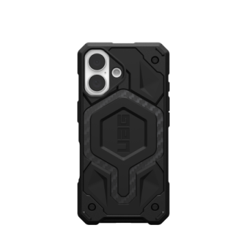 UAG Monarch Pro - zaščitni ovitek za iPhone 16, združljiv z MagSafe (karbonska vlakna)