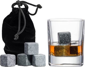 33 Hladilne kocke za viski, hladilne kocke iz kamna, etui ER76
