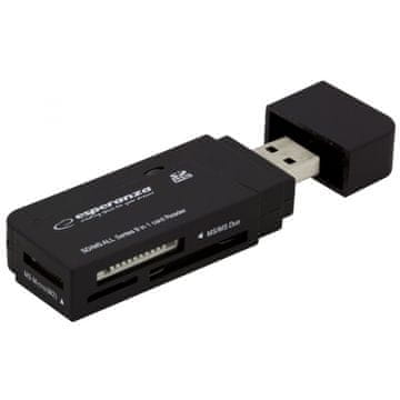33 Večfunkcijski USB bralnik kartic Esperanza EA128