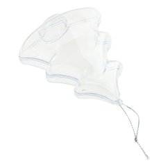 33 Akrilna kroglica za decoupage božično drevo, zložljiva, prozoren obesek TG38741-BN 10 cm