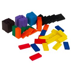 33 Velika sestavljanka Domino leseni bloki TG67014 120 kosov
