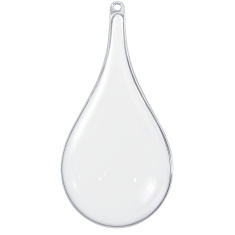 33 Akrilna kroglica, ledena sveča, odprtina, plastika, obesek v obliki solze, DIY TG76132
