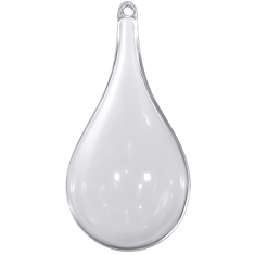33 Akrilna kroglica, ledena sveča, odprtina, plastika, obesek v obliki solze, DIY TG76132