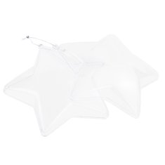 33 Akrilna kroglica, zložljiva zvezda, plastični obesek za decoupage TG68995