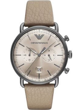 Emporio Armani Ura ARMANI AR11451. Kvarčni stroj, modre barve. Moška.