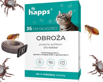 Happs - ovratnica proti bolham za mačke