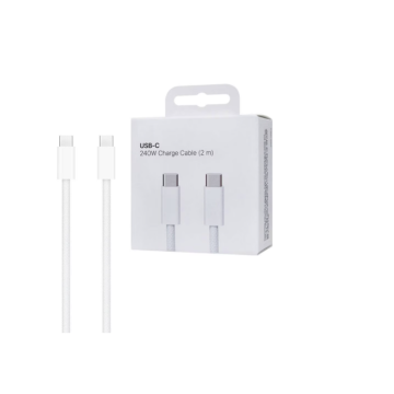 Podatkovni kabel USB-C na USB-C, 2 m, 240 W, združljiv z iPhone 15, 15 Pro Max