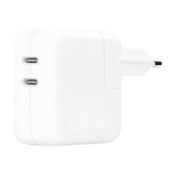 Dvojni hitri polnilnik USB-C 50W, združljiv z iPhone 16e brez kabla