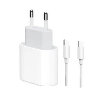 Komplet 20W hitrega polnilnika in kabla USB-C, združljiv z iPhone 15 Pro, 15 Max