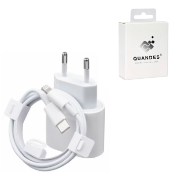 Komplet za polnilnik telefona 20W za Apple iPad iPhone USB-C Lightning 1m