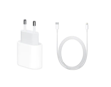 20W USB Type-C stenski polnilnik in 2m hitri polnilni kabel USB-C na Lightning, združljiv z iPhone 12, 12 mini, 12 Pro, 12 Pro Max, 11 Pro Max v razsutem stanju