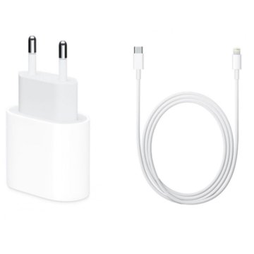 Foxconn Hitri polnilnik za iPhone 12 Mini / 12 / 12 Pro / 12 Pro Max 18W in podatkovni kabel za hitro polnjenje USB-C-Lightning, 2 m v razsutem stanju