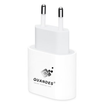 Polnilnik FastCharge USB-C 20W, združljiv z iPhone 11, 12, 13, 14, 15, 16 Pro, Max in iPad