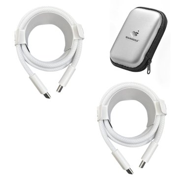 USB-C podatkovni kabel Woven 240W 2m, združljiv z iPhone 17/16/15pro/15promax iPad Pro 2020, 2 kosa
