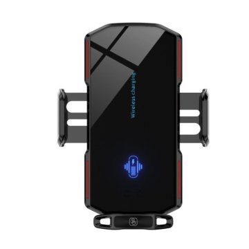 OEM Komplet za brezžični polnilnik za avto 3 v 1, 15 W, hitro polnjenje, pametni senzor, univerzalni iPhone, Samsung, Huawei
