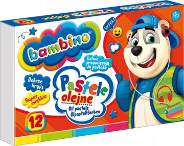 Oljne pastele Bambino 12 barv