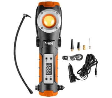NEO BATERIJSKA ŽARNICA 800 LUMI S KOMPRESORJEM - T N99-130
