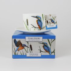 Porcelanska skodelica Kingfisher