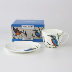 Porcelanska skodelica Kingfisher
