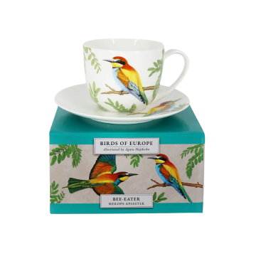 Porcelanasta skodelica čebelarja