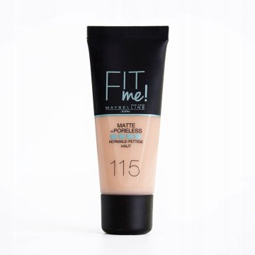 L’Oréal Maybelline Fit Me Matte+Poreless matirajoči tekoči puder odtenek 115 Ivory 30 ml