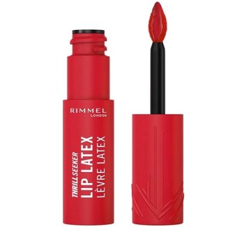 Rimmel Thrill Seeker Lip Latex sijaj za ustnice 400 Rimmel Red 6 ml
