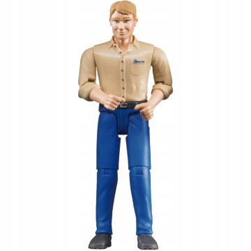 Bruder Figurica svetlopoltega moškega 060006 060006 Profi serija 1:16
