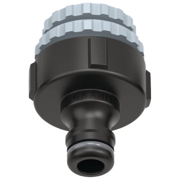 Granit Priključek za pipo 1", 3/4", 1/2" ČRNI ELEKTRONSKI PRIKLJUČEK, 8 kosov.