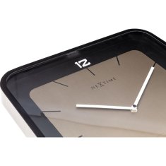 Stenska ura NeXtime 3518 ZW 'Square'
