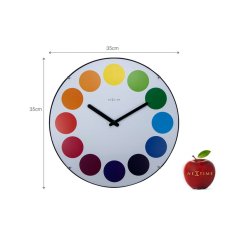 NeXtime 3166 pikčasta kupolasta ura