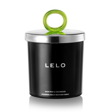 Lelo utripajoča masažna sveča snežna hruška in cedra 150 g