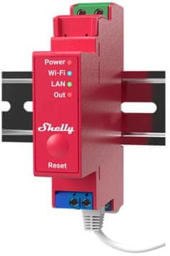 Shelly "Pro 1PM" pametno stikalo LAN Wi-Fi in BT enokanalni 16A števec energije (3800235268018)