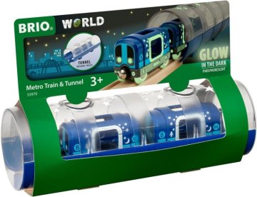Brio vlak s predorom za otroško železnico (7312350339703)