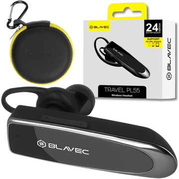 BLAVEC Travel PL55 večtočkovne Bluetooth slušalke (BHPL55-B) črne barve