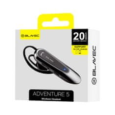 BLAVEC Adventure 5 večtočkovne Bluetooth slušalke BHAD5-B črne barve