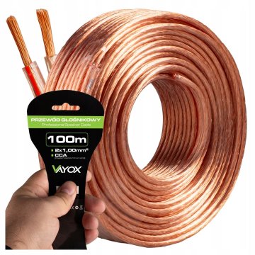 Zvočniški kabel Vayox CCA 2x1,00 mm 100 m LB0007 VA0311