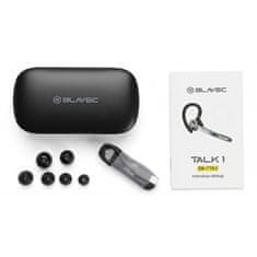 BLAVEC Talk 1 večtočkovne Bluetooth slušalke + prenosna baterija (BHTA1-B) črne barve