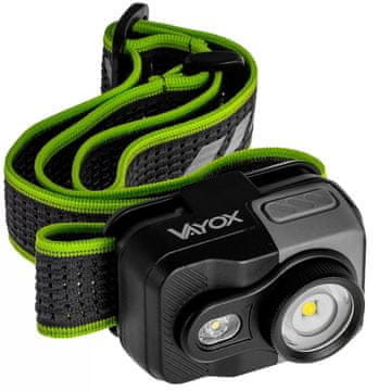 Vayox Hibridna naglavna svetilka Pro Series VA0196, 800 lm