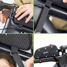 Vayox VA0347 torba za kolo Top Frame 1L črna