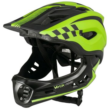 Čelada Enduro zelene barve, velikost S, VA0421GS