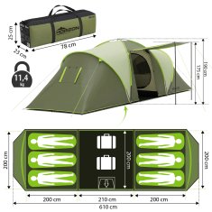 Vayox HORIZON VA0430 šotor za 6 oseb