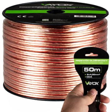 Vayox CCA VA0439-50 zvočniški kabel 2x4 mm 50 m