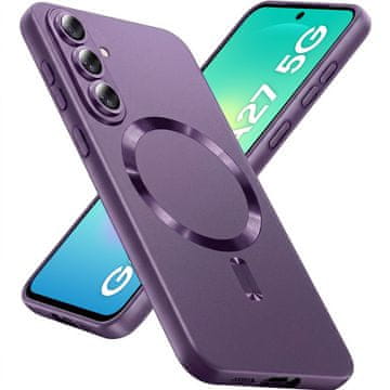 GS Ovitek za Samsung Galaxy A27 5G, ColorMag, za MagSafe, vijoličen
