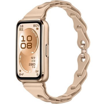 GS Silikonski pašček za Huawei Band 11 / 11 Pro, bež