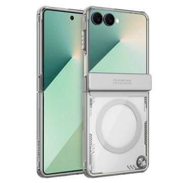 Nillkin Ovitek za Samsung Galaxy Z Flip7 5G, Armor, Icelade Prop, Magsafe, prozoren