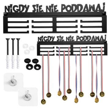 Gockowiak Obešalnik za medalje Nikoli ne obupaj!
