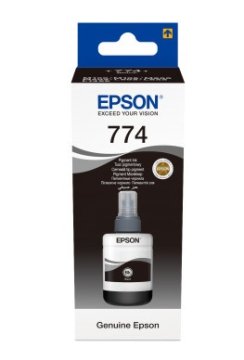 Epson 774BK (C13T77414A) steklenička s črnilom, črna