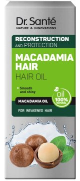 ELFA PHARM DR. SANTE Obnovitveno olje za lase Macadamia Hair z oljem makadamije in keratinom 50 ml