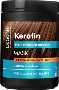 ELFA PHARM DR. SANTE Keratinska maska za puste in krhke lase 1000 ml