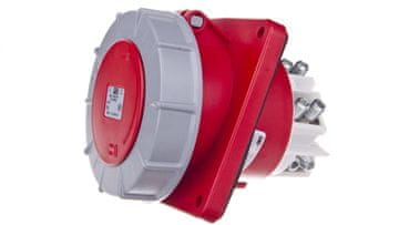 PCE Kotna vtičnica 125A 4P 400V /120x130/ rdeča IP67 POWER TWIST 444-6